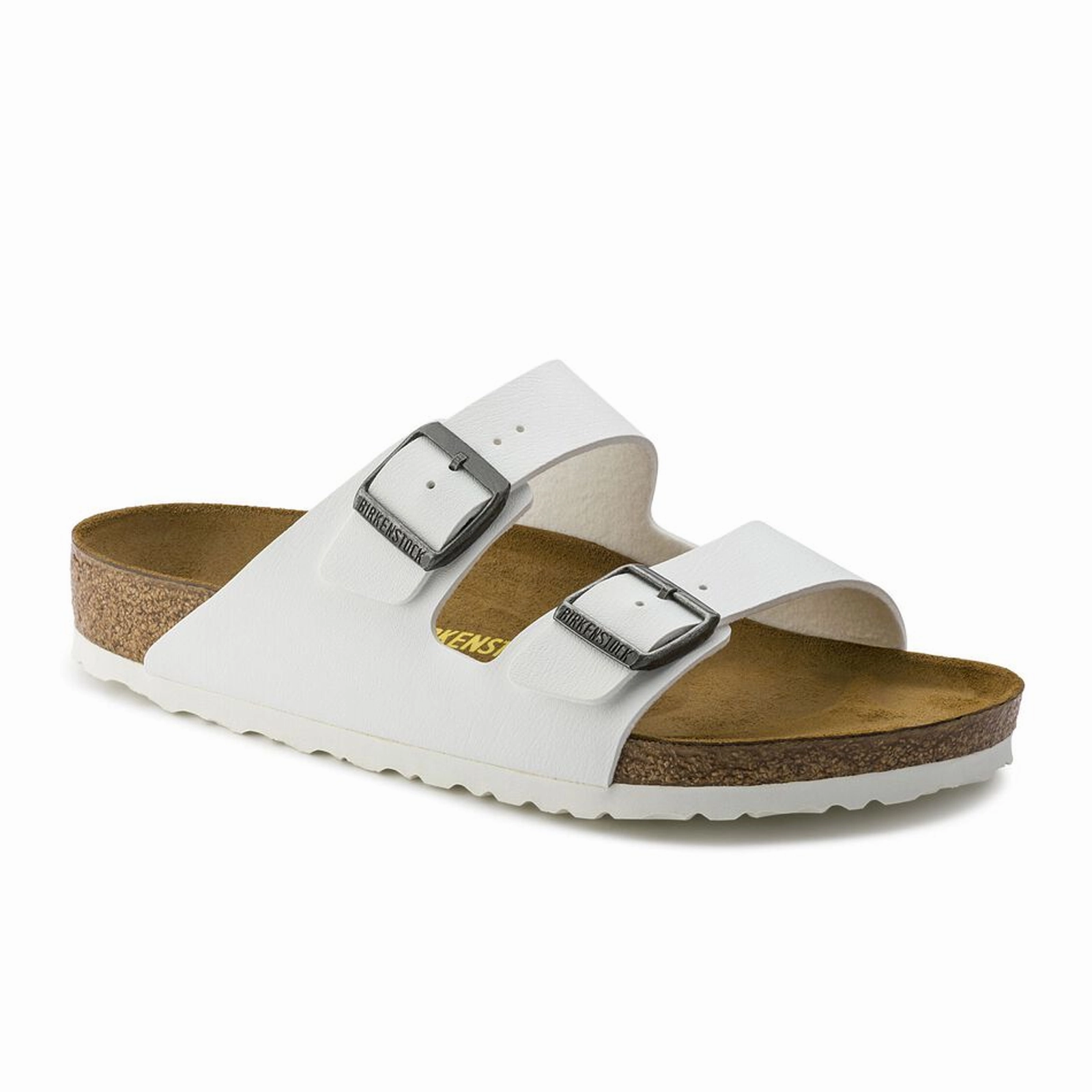 Simple Travel Shoes Training Ready Birkenstock Arizona Narrow Slide Sandal (Women) - White Birko-Flor