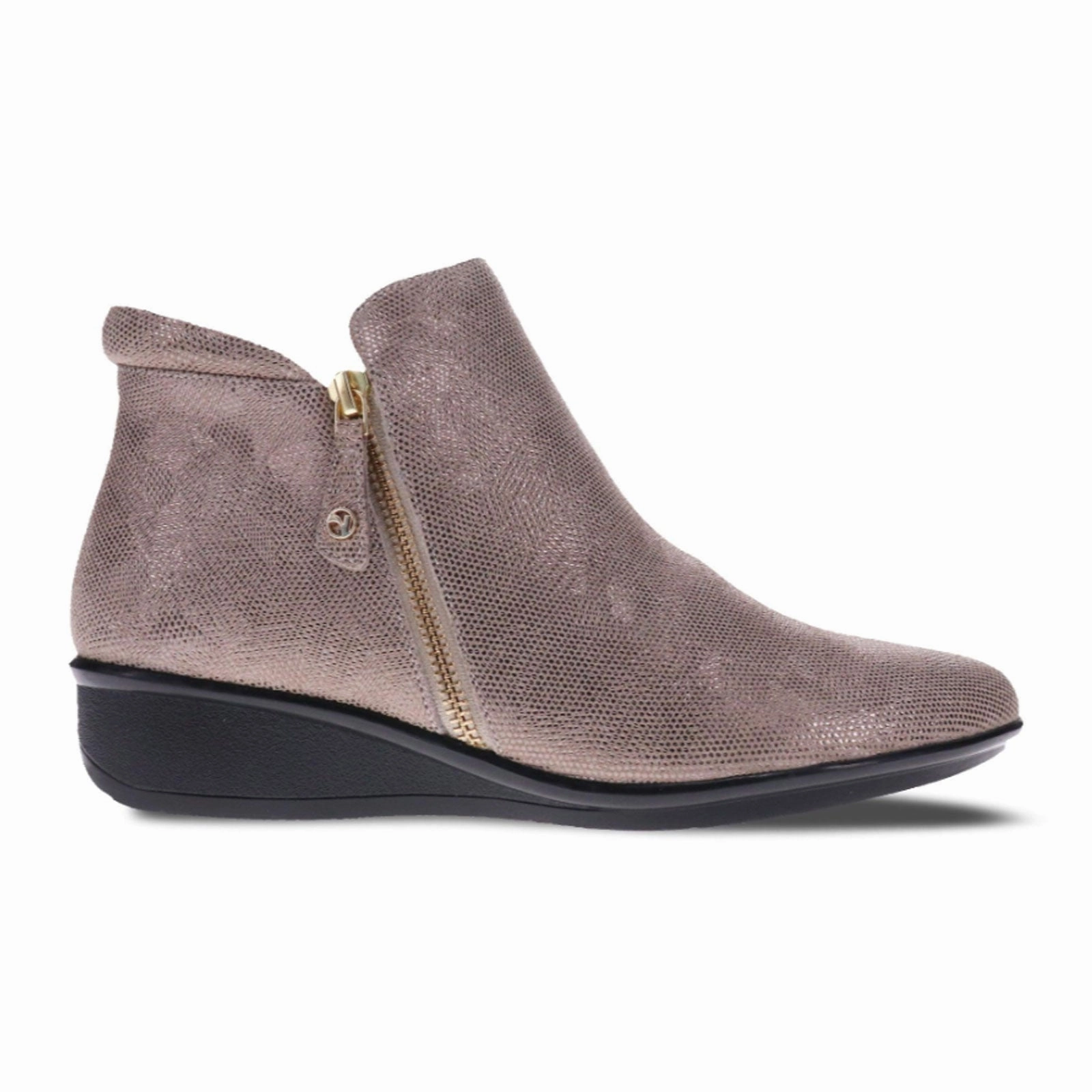 Timeless Support Revere Damascus Ankle Boot (Women) - Champagne Angle