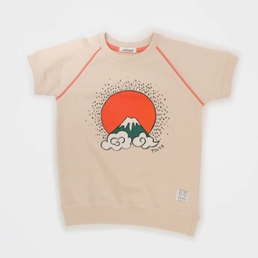 indikidual Kids MOUNTAIN Sun / Mountain Piped Tee Footwear Warm kids' wear