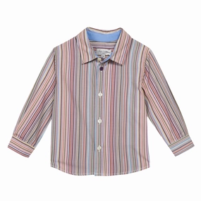 Paul Smith Junior Baby Striped Shirt weekend