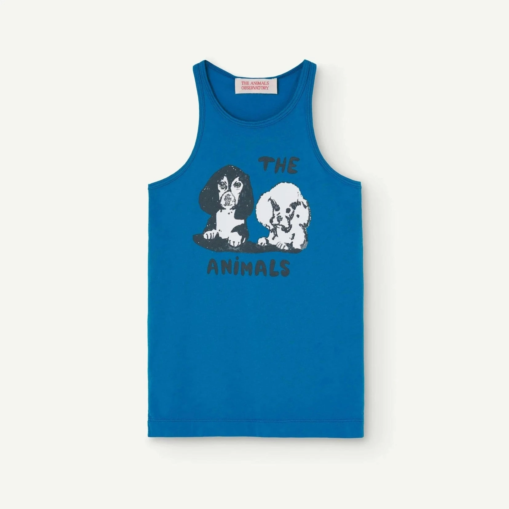 Little girl THE ANIMALS OBSERVATORY Kids Blue Frog Tank Top - 4Y/6Y/8Y