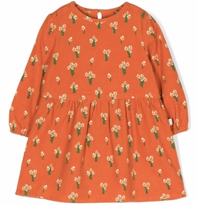 Bright colored children's clothes STELLA MCCARTNEY Baby Girl Floral-print Long-sleeved Dress - 3M/6M/12M