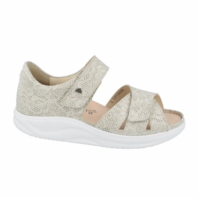 Finn Comfort Makuhari Backstrap Sandal (Women) - Champagne Garden Easy Summer Style