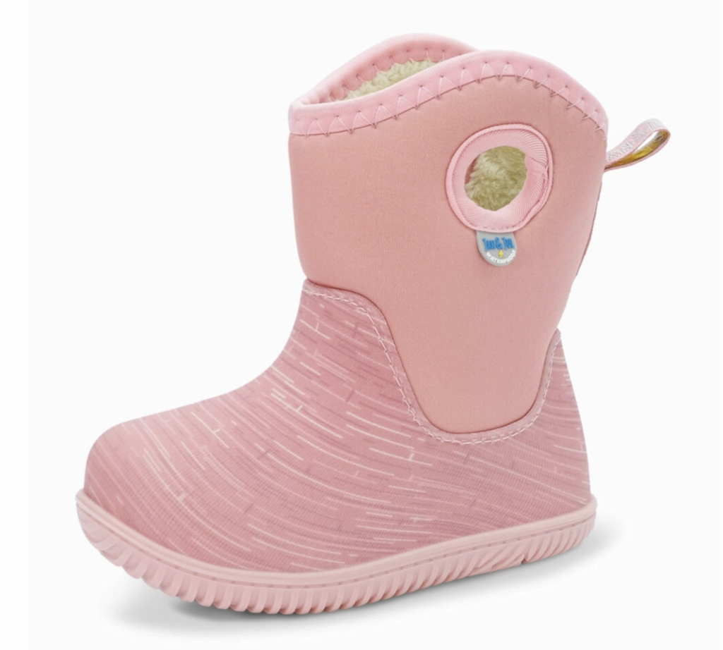 Chilly Boot Fit Size 7: Jan & Jul DUSTY PINK Birch Toasty-Dry Lite Winter Rain Boots NEW