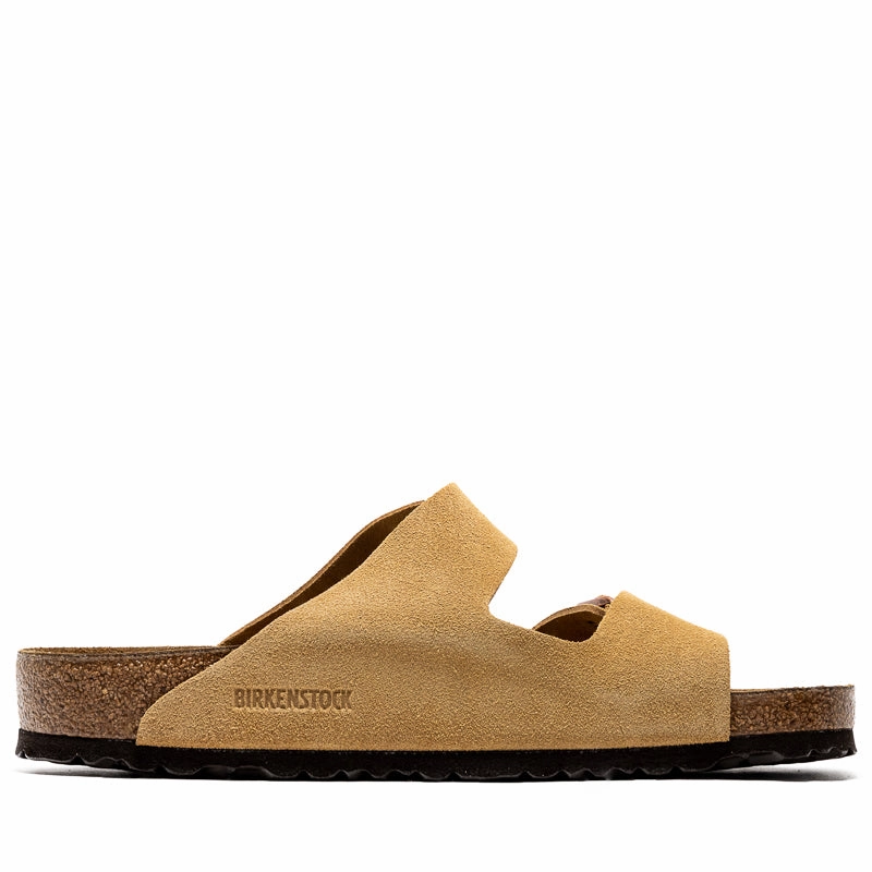 Balanced Design Birkenstock Arizona Suede - Latte Cream