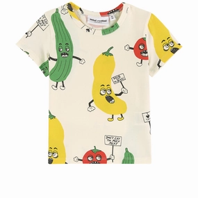 Mini Rodini Kids Veggie AOP T-Shirt Summer kids' apparel