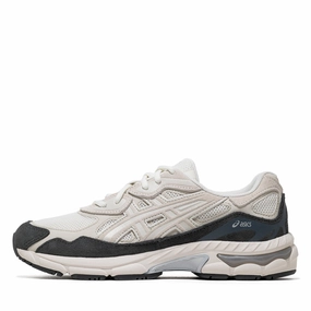 Asics Gel-NYC (GS) - Cream/Smoke Grey Classic Walk