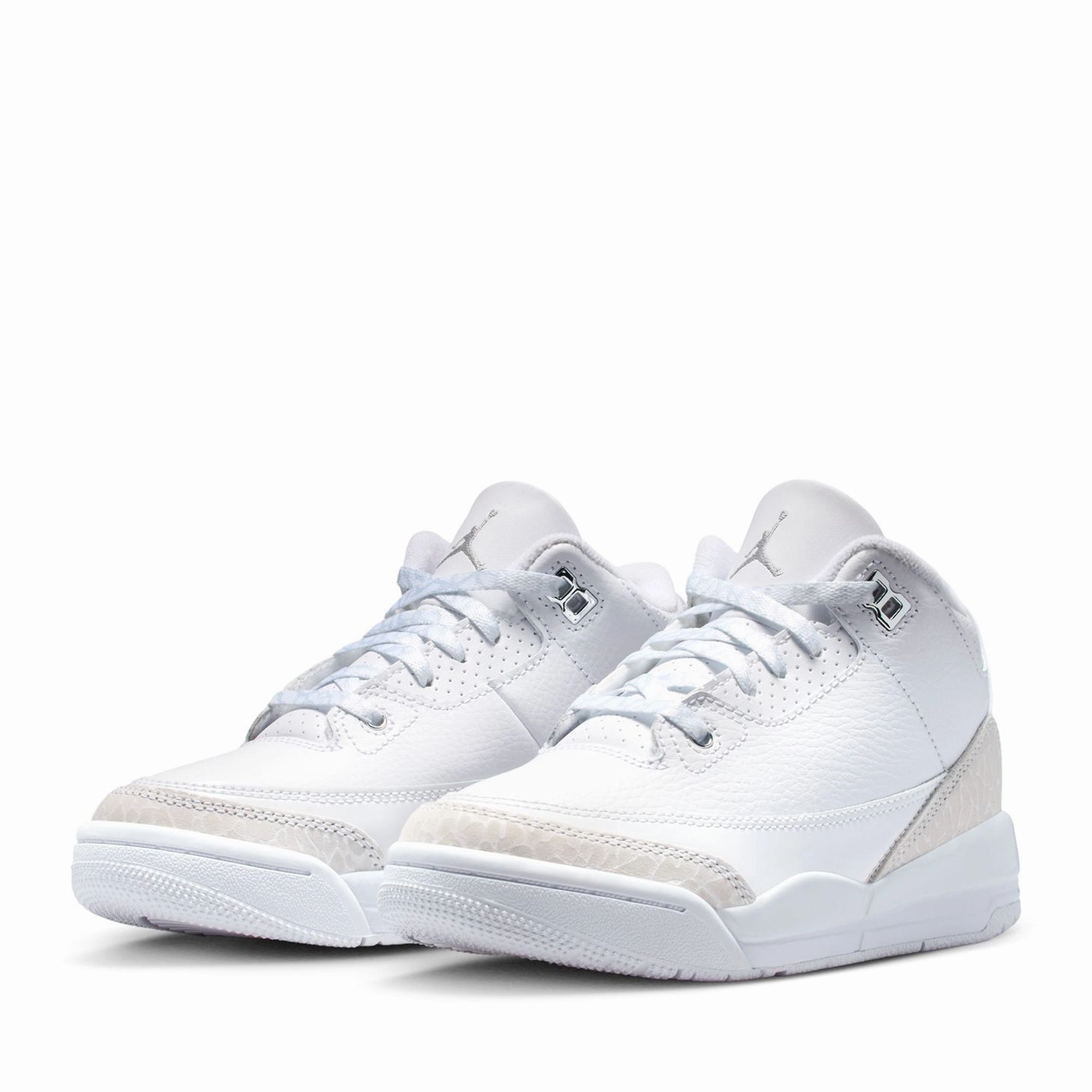 Soft Motion Pastel Tones Jordan 3 Retro 'Pure Money' (PS) - White/Metallic Silver