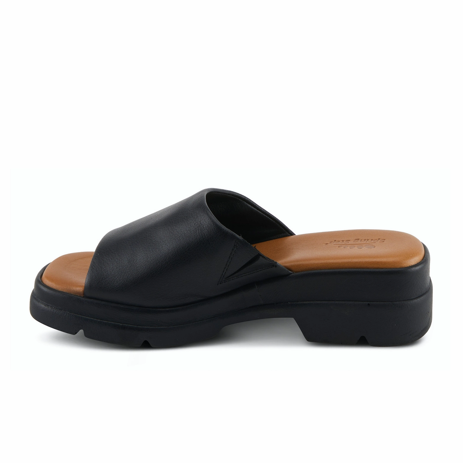 Spring Step FireIsland Slide Sandal (Women) - Black Removable Footbed Effortless Footwear