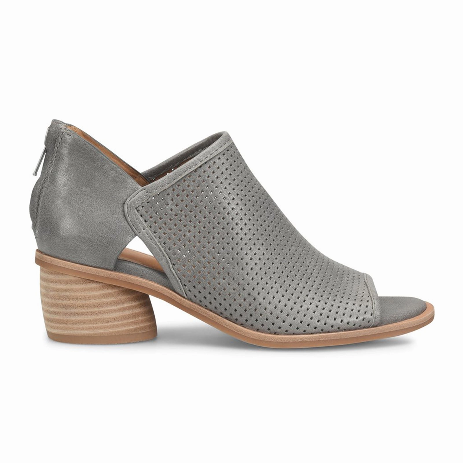 Sofft Carleigh Bootie (Women) - Moon Grey Perf Secure Casual Comfort