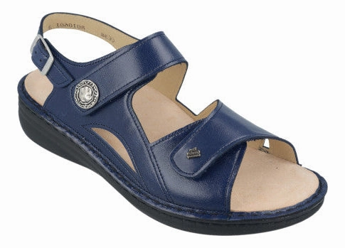 Finn Comfort Barbuda Blue Yuka endurance running shoes memory - foam - insole