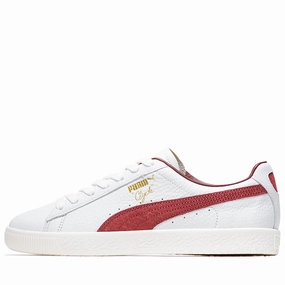 Casual Wear Slip-ons Move True Puma Clyde Made In Italy - Puma White/Intense Red