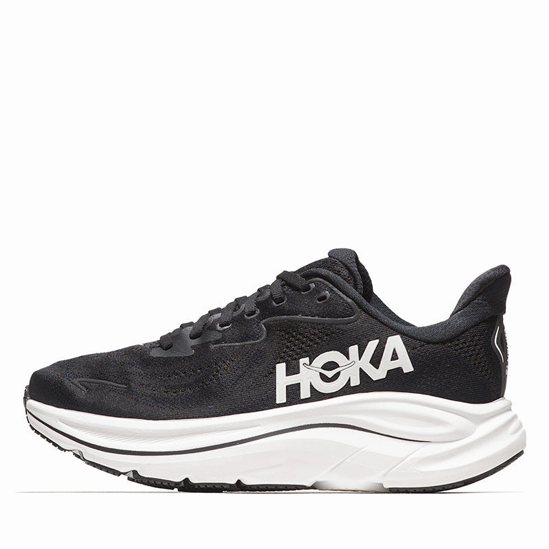 All Grip Women's Hoka Clifton 10 - Black/White