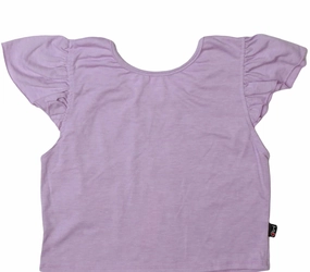 Tank Ruffle Sleeve-Lavender western