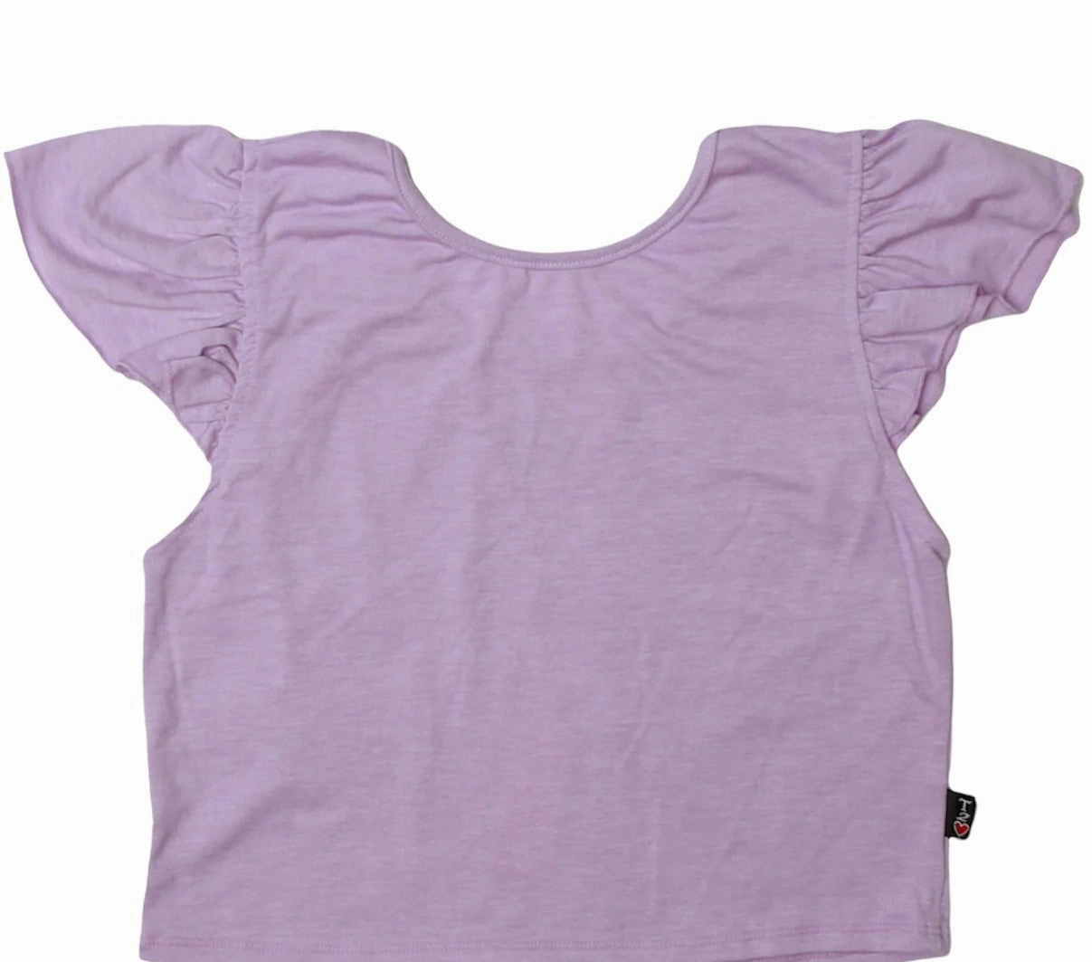 Tank Ruffle Sleeve-Lavender Volleyball clothes for children