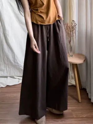 Babakud Women Dark Brown Trendy High- Waist Pants Active Flex