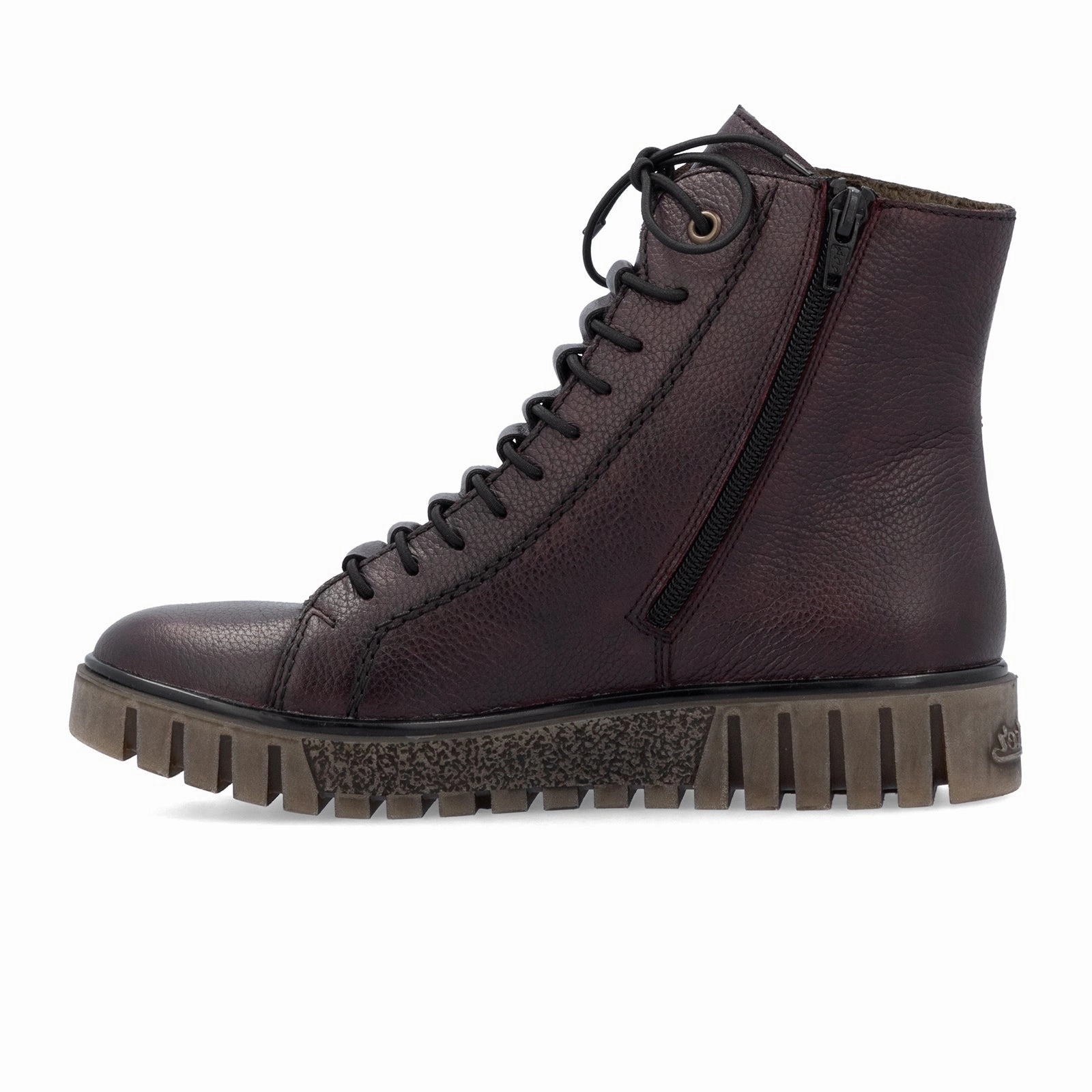 Elegant Cushioning Rieker Fenjia Y3421-35 Boot (Women) - Cerise/Mogano