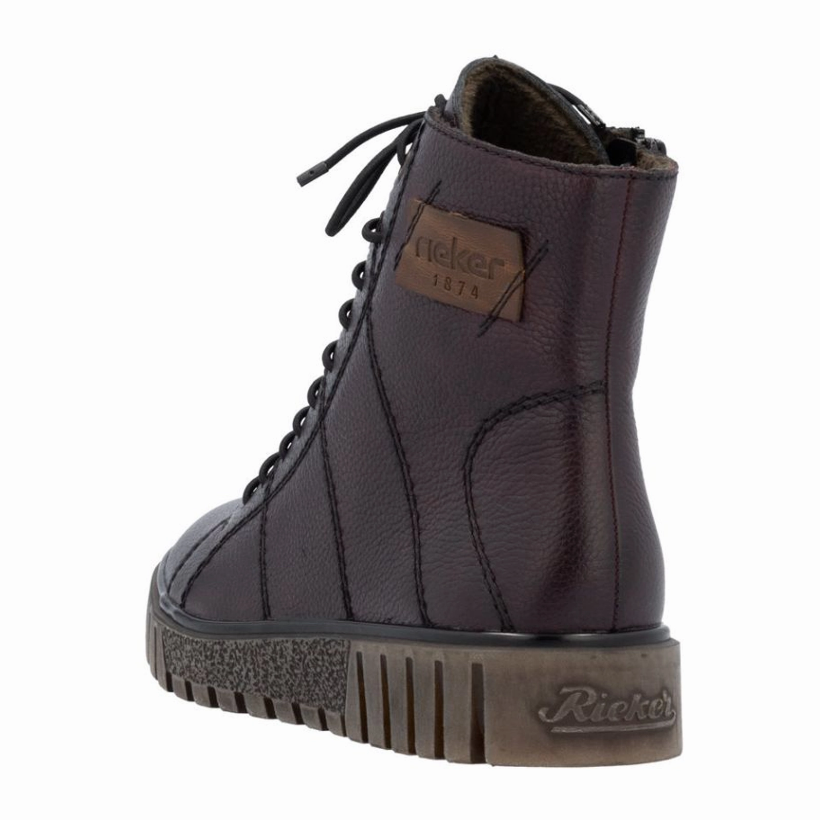 Commute Easy Rieker Fenjia Y3421-35 Boot (Women) - Cerise/Mogano