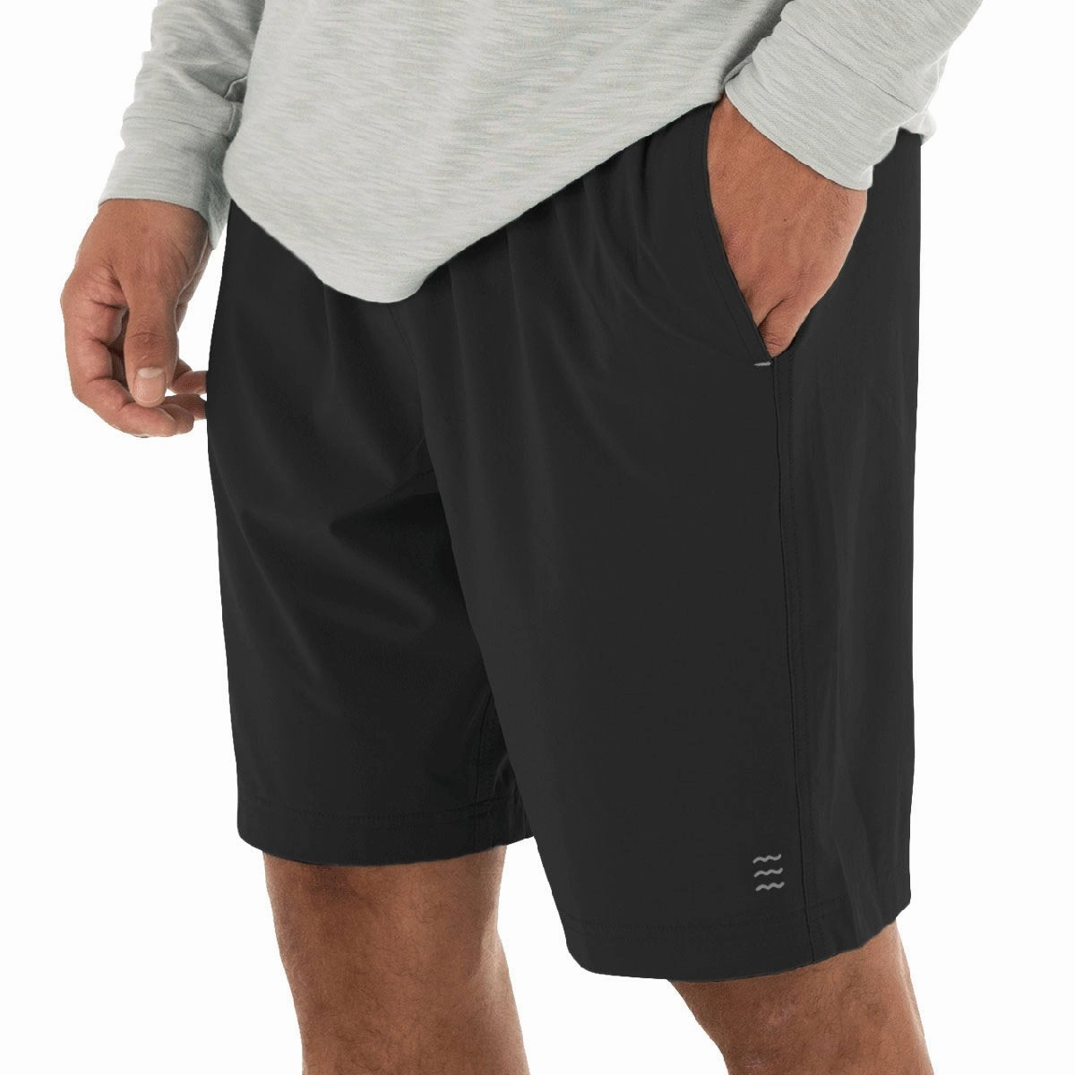 No Slip Grip Men's Lined Breeze Short - 7.5"