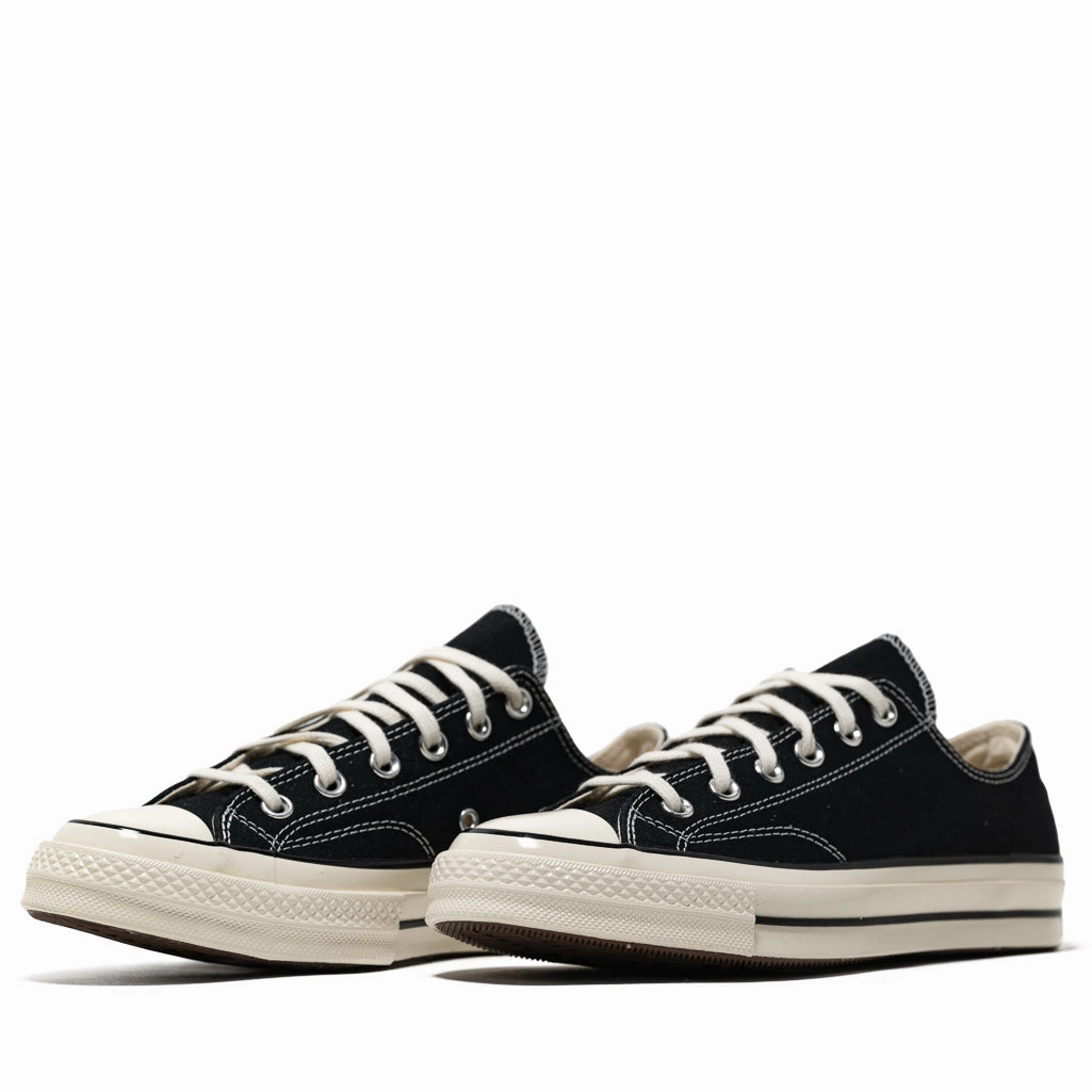 Crocodile Embossed Converse Chuck 70 Low - Canvas Black/Black