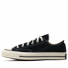 Stylish Leather Shoes Converse Chuck 70 Low - Canvas Black/Black