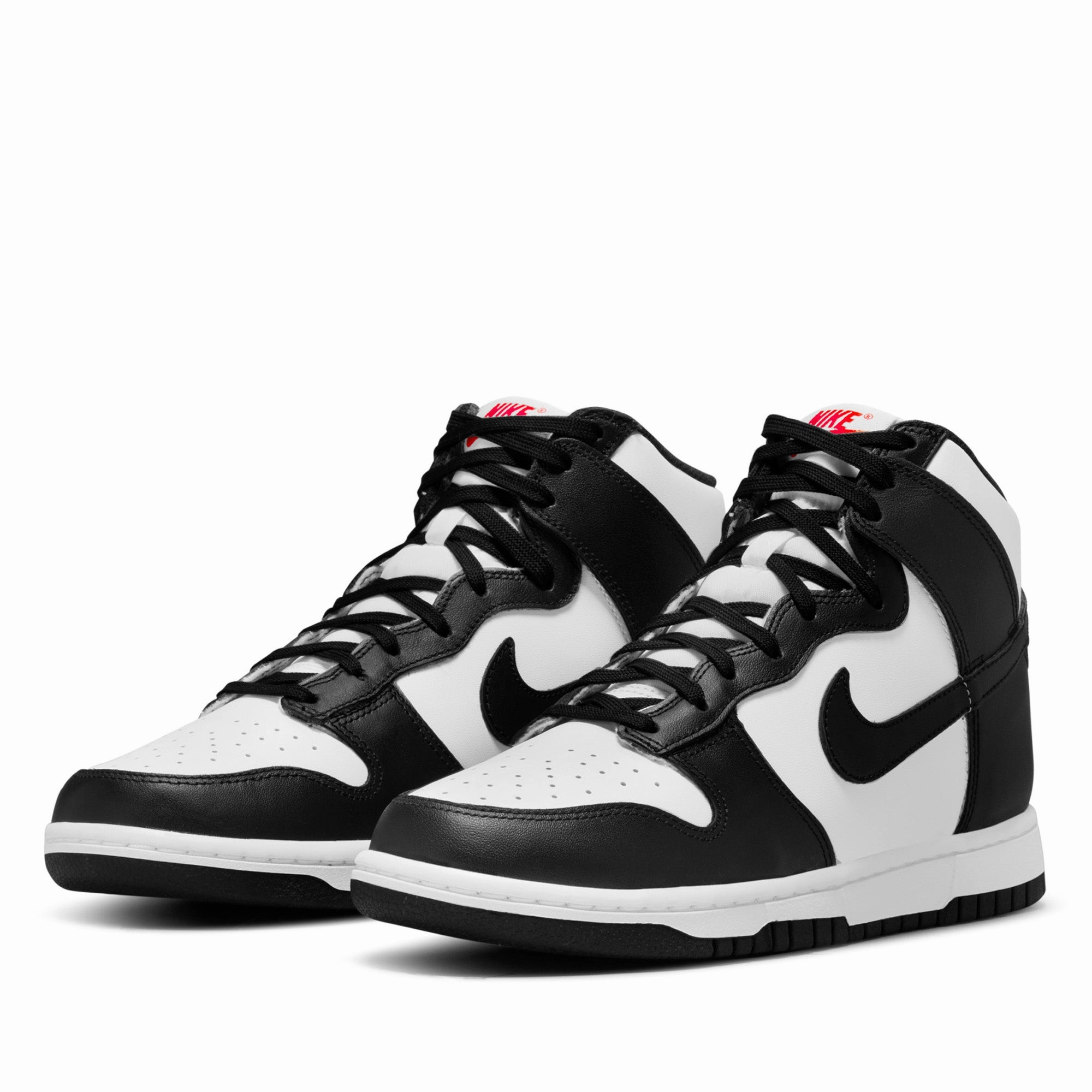 Breathable fabric Women's Nike Dunk High - White/Black