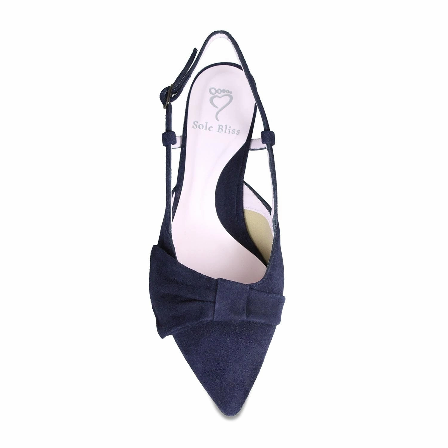 Modern Heels Kennedy: Navy Suede