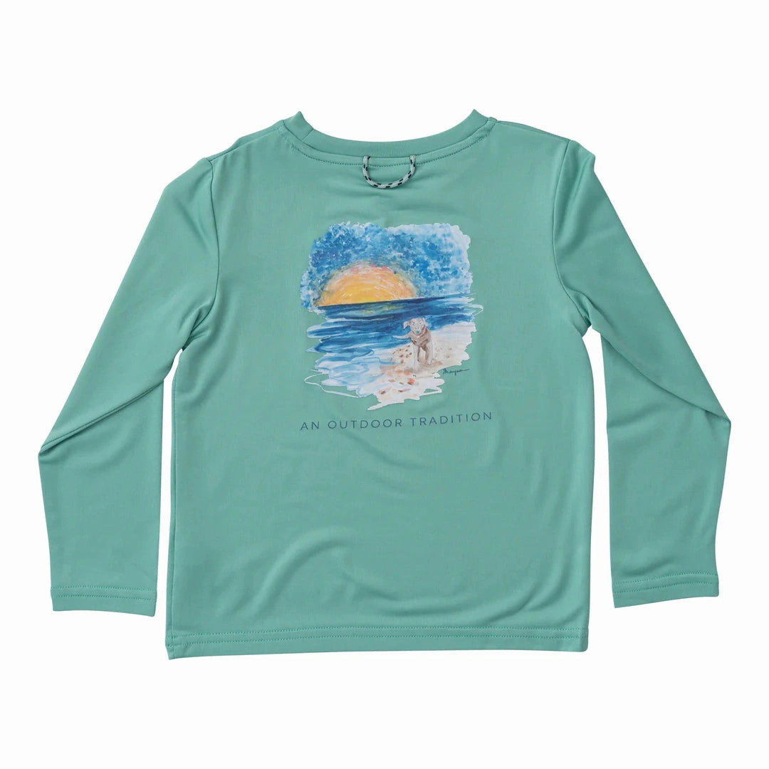 Sleep - Wear Pro Performance Tee - Dog Beach Art