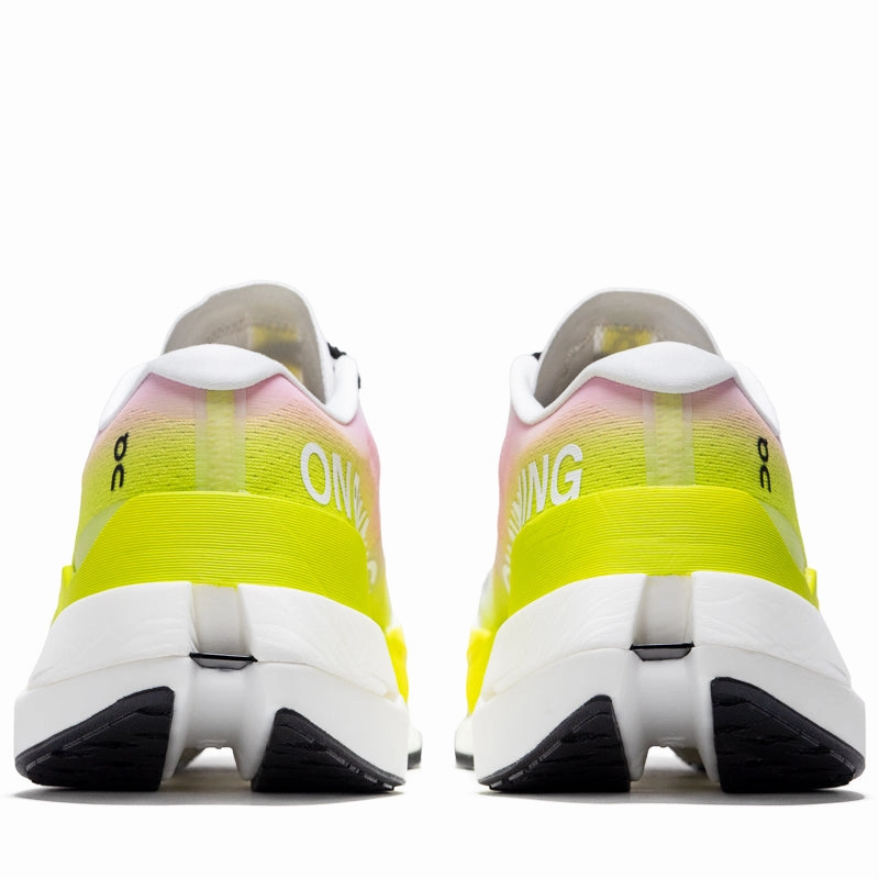 College Trend Walking On Cloudboom Max - Lime/Raspberry