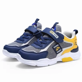 Kids' Sneakers Children Casual Sports Shoes for Boys Breathable Summer Mesh Kids Hook&Loop Students Girls School Running Shoes Waterproof Material