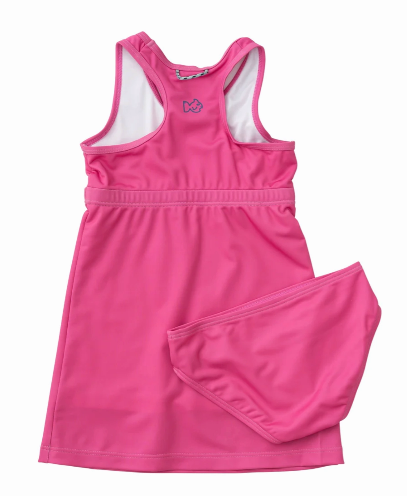 Buttoned Court to Port Swimdress | Cheeky Pink