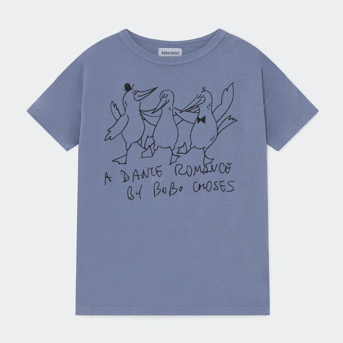 Ruffled High school kids' wear BOBO CHOSES Kids Dancing Birds T-Shirt