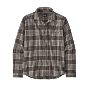 First Date Neutral Tones Men's Long-Sleeved Cotton in Conversion Lightweight Fjord Flannel Shirt