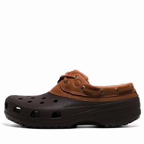 Fashion Mood Crocs Classic Boat Shoe - Coffee/Cognac