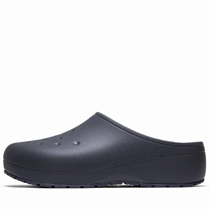 Crocs Classic Quiet Clog - Black Sand Cushioned heel Business casual