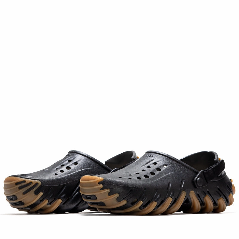 Fitness Ready Modern Crocs Echo Gum Ro Clog - Black