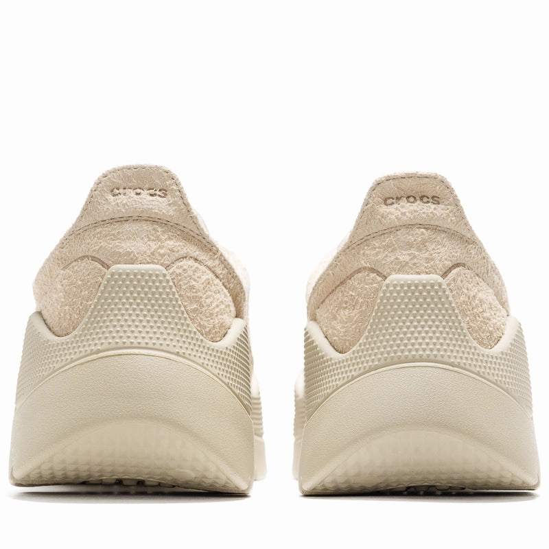 Cool Dash Premium Leather Crocs Gallery Shoe - Bark