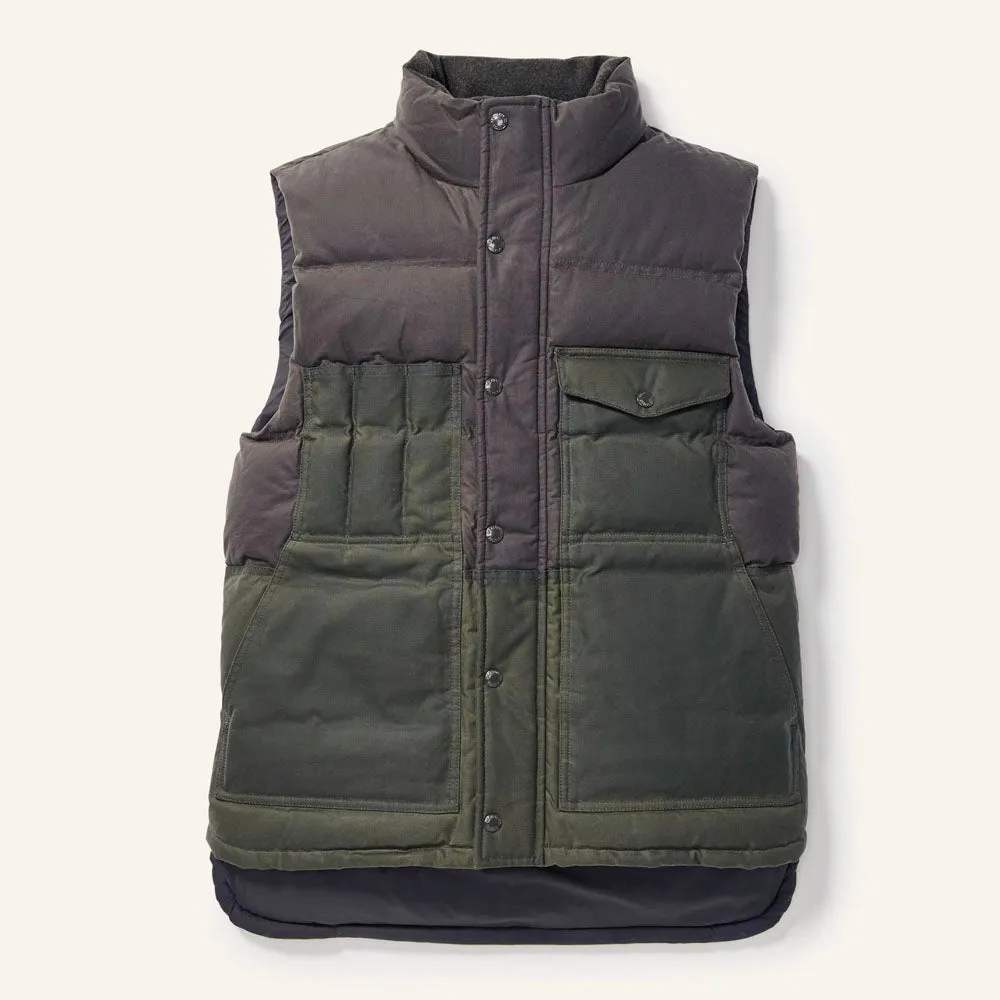 Men's Down Cruiser Vest multiple pockets Sleek Outerwear