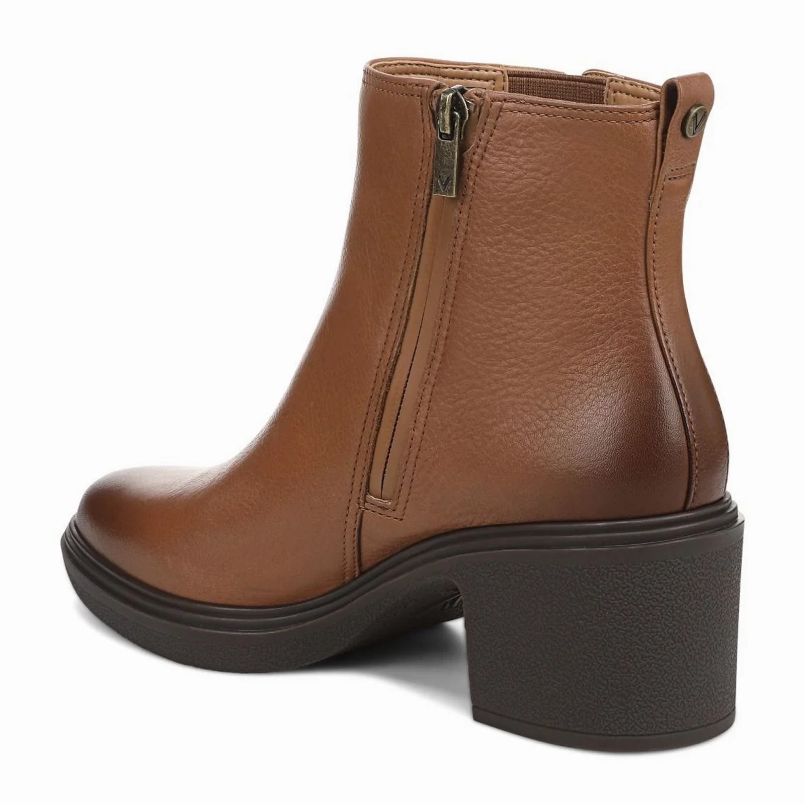 Vionic Savannah Boot (Women) - Hazelnut Leather Light Flow Light Step