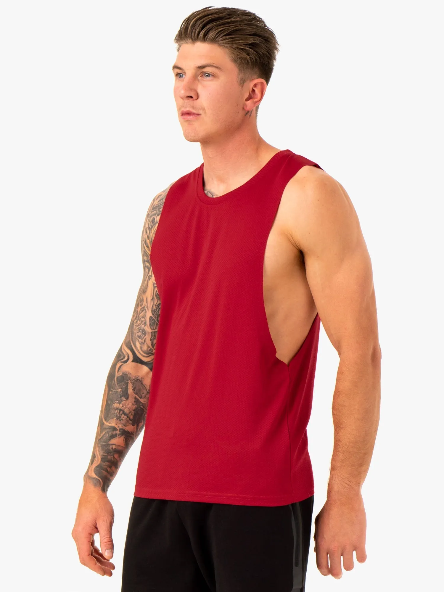 Enhance Baller Tank - Burgundy Light Soft