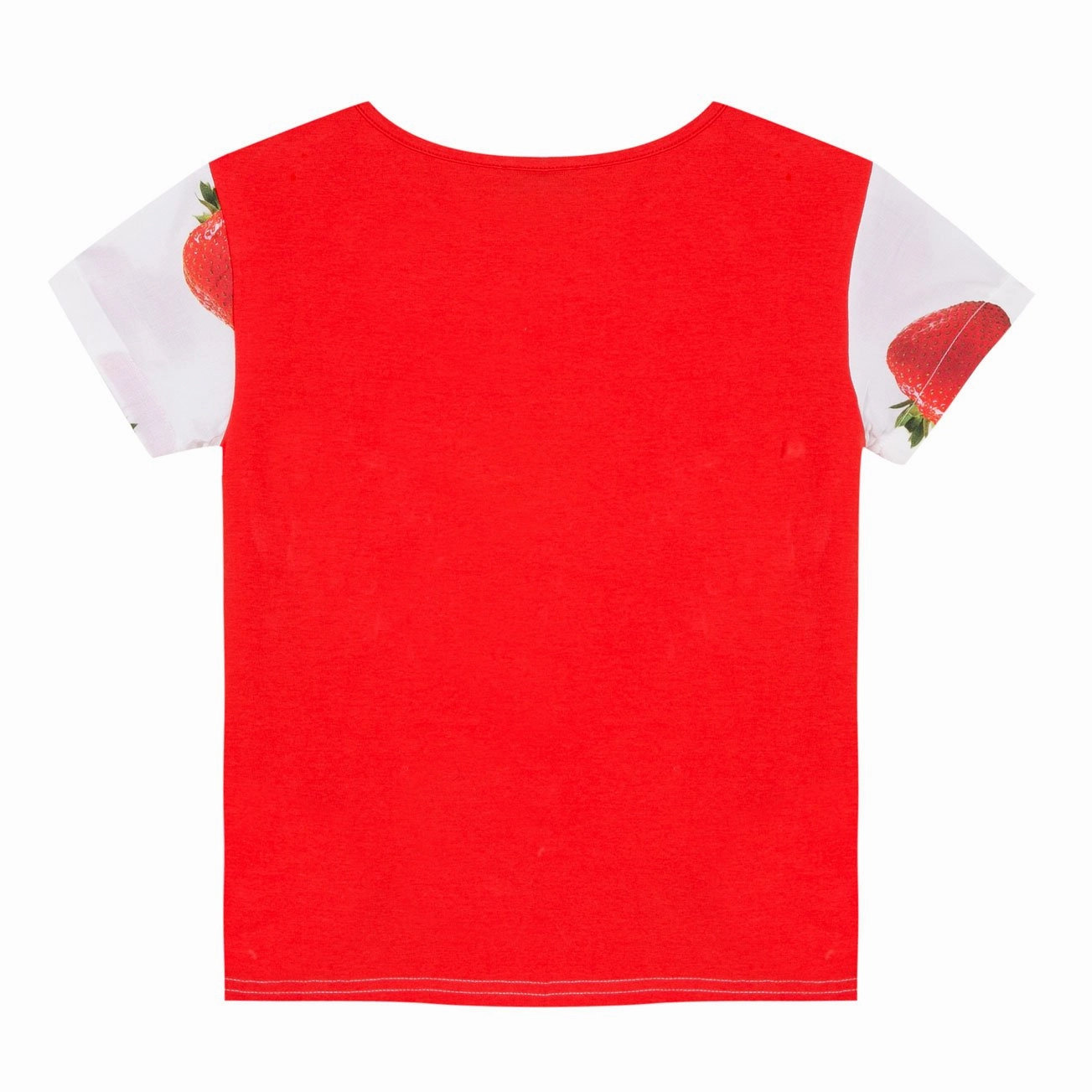 Paul Smith Junior Girl Big Strawberries Tee Shirt Summer kids' apparel