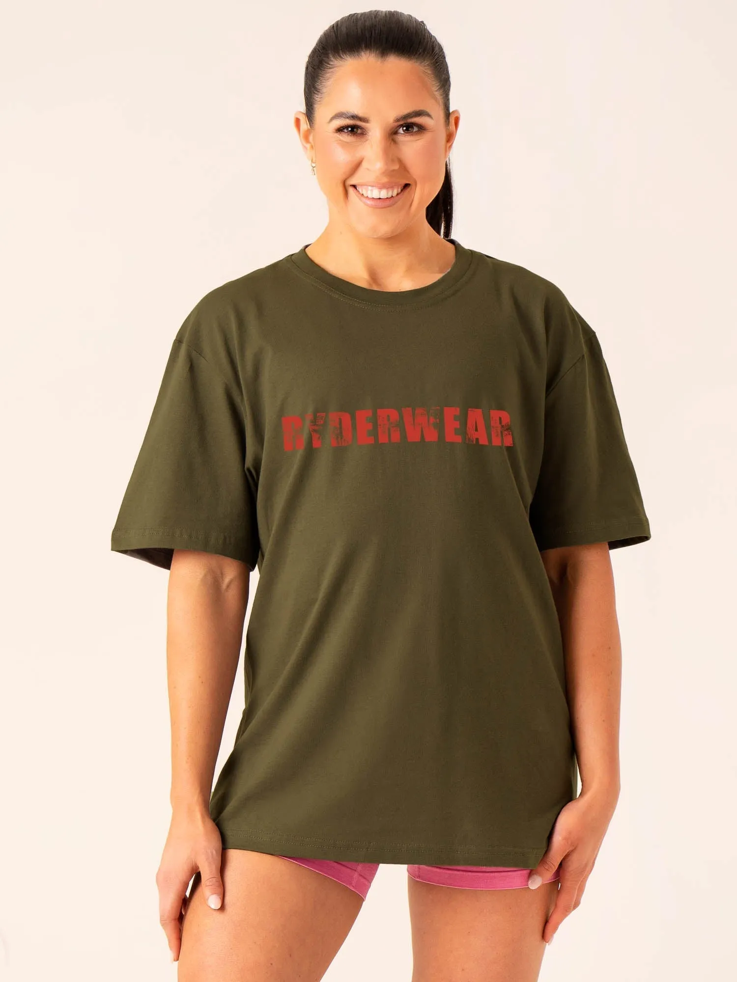 Training T-Shirt - Olive Beach relaxation Comfy Layer