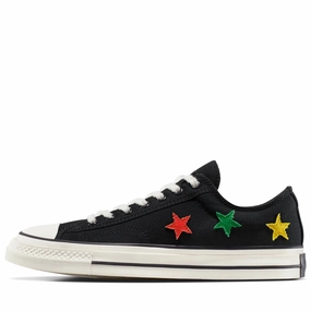 Daily Paper x Converse Star Player 76 Ox - Black/Fern Green Day Wear
