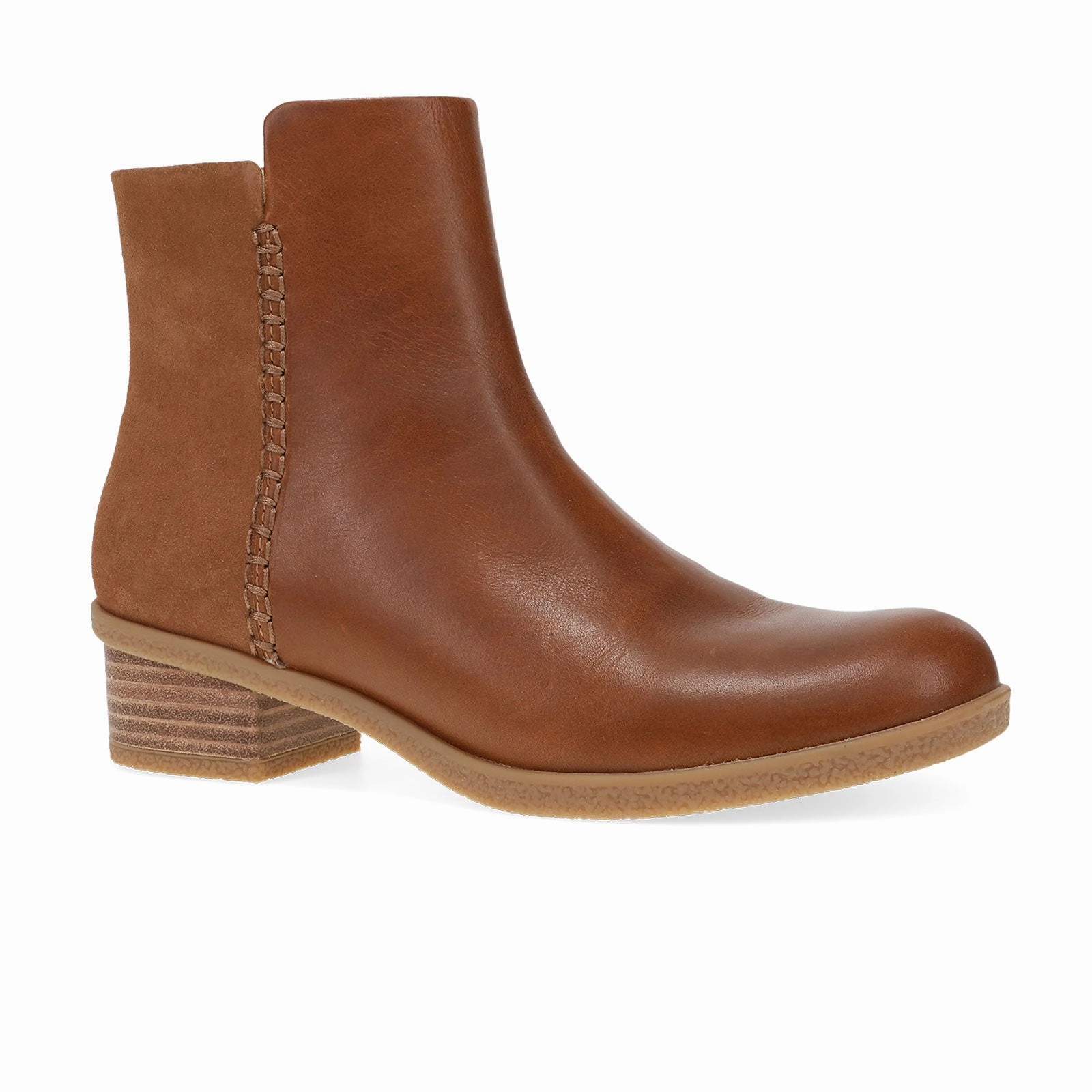 Dansko Denay Ankle Boot (Women) - Saddle Waterproof Milled City Grip Gallery Tour