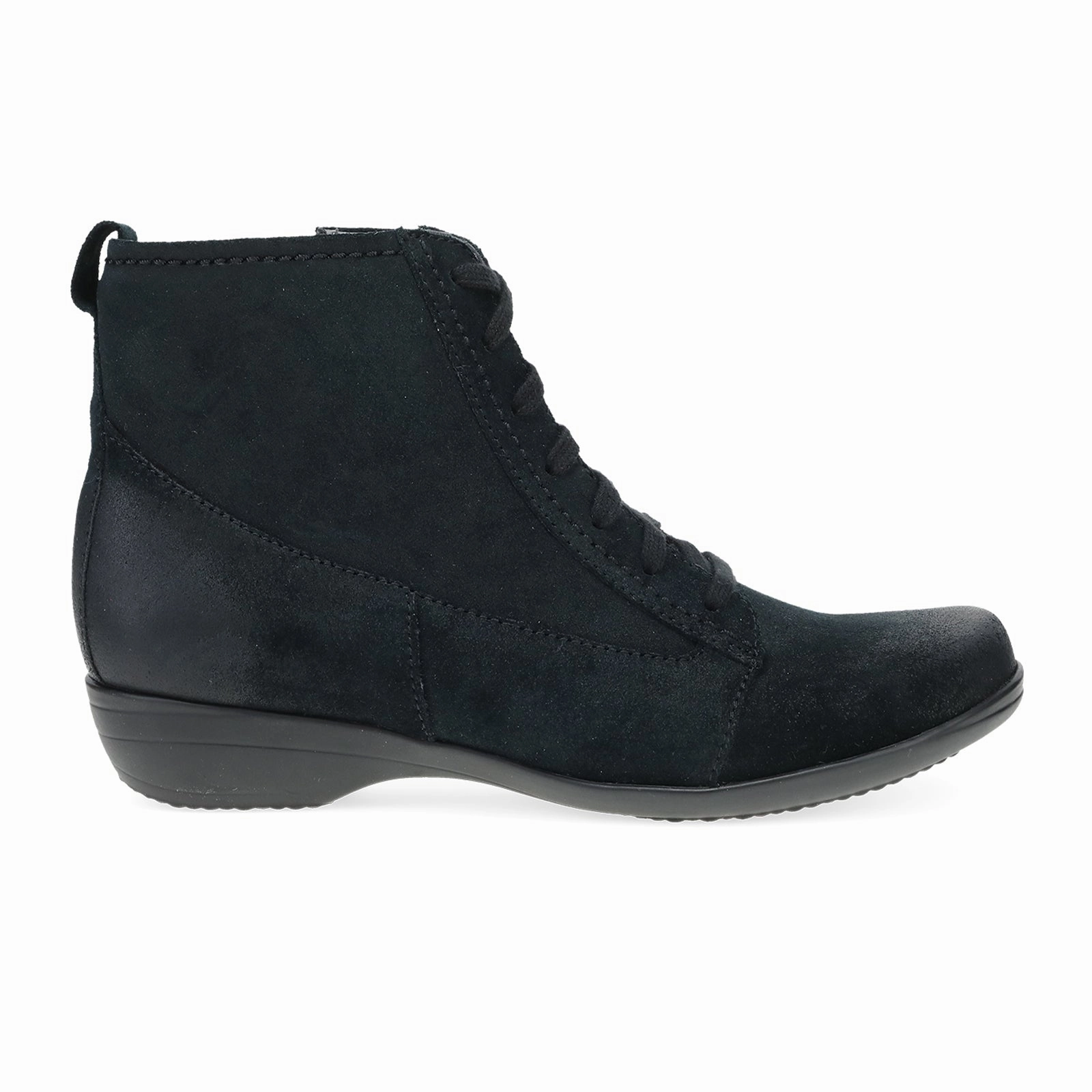 Clear Way Dansko Finnley Ankle Boot (Women) - Black Burnished Nubuck