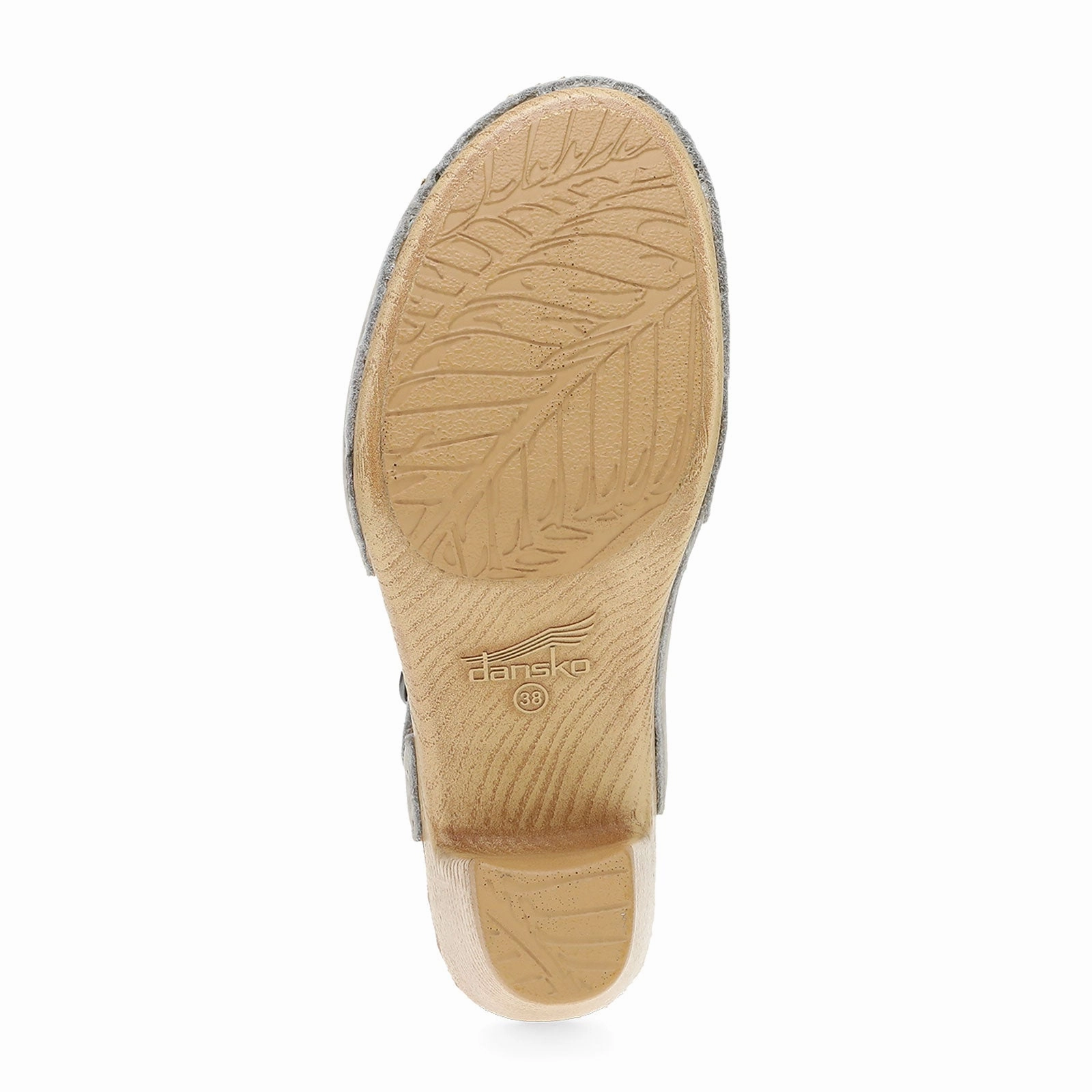 Dansko Taytum Heeled Sandal (Women) - Taupe Milled Nubuck Breathable Loafers Slip Friendly