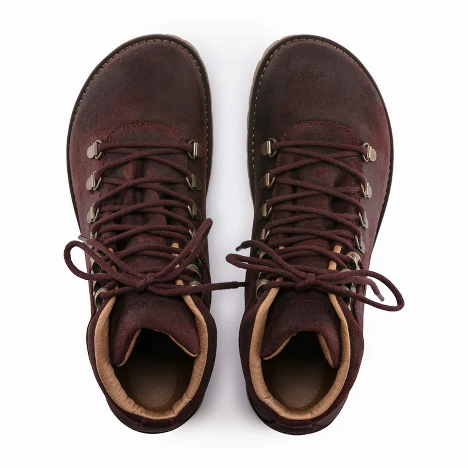 Birkenstock Jackson Narrow Ankle Boot (Women) - Burgundy Oiled Suede Ventilated Fit