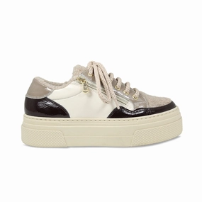 Resilient Grip Denver: Taupe Multi Patent & Wool Lining