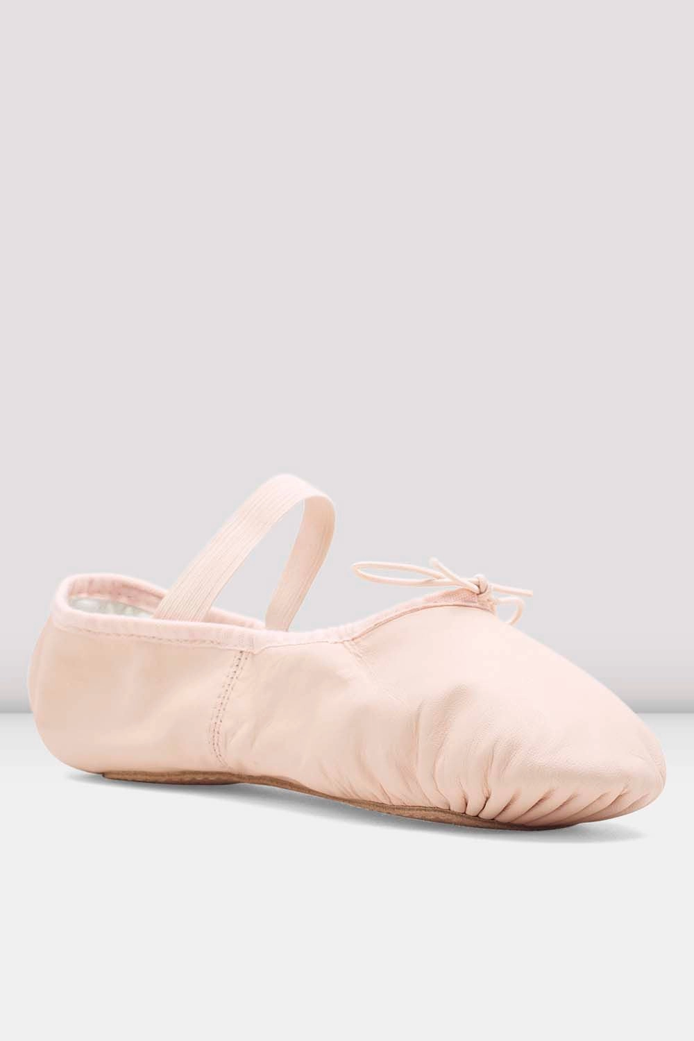 Ladies Dansoft Leather Ballet Shoes SuedeUpper
