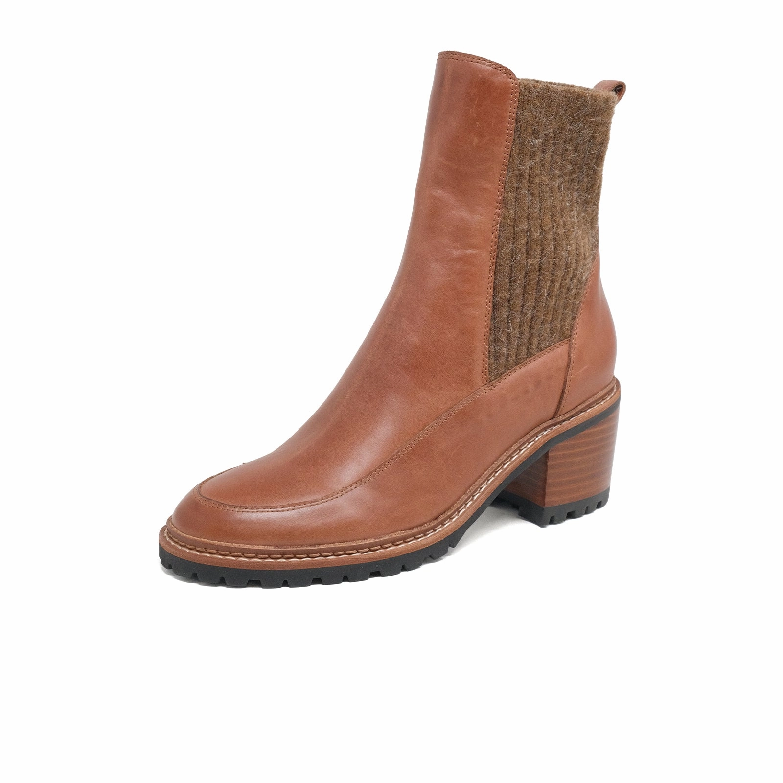 Safe Guard Quick Fit Django & Juliette Barret Heeled Mid Boot (Women) - Chestnut/Brown Leather